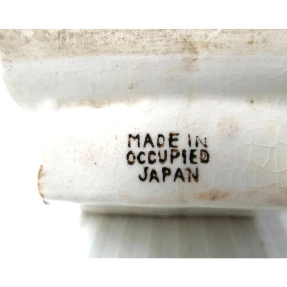 Vintage Burro Donkey with Cart Ceramic Planter Figurine Made In Occupied Japan - Picture 6 of 8